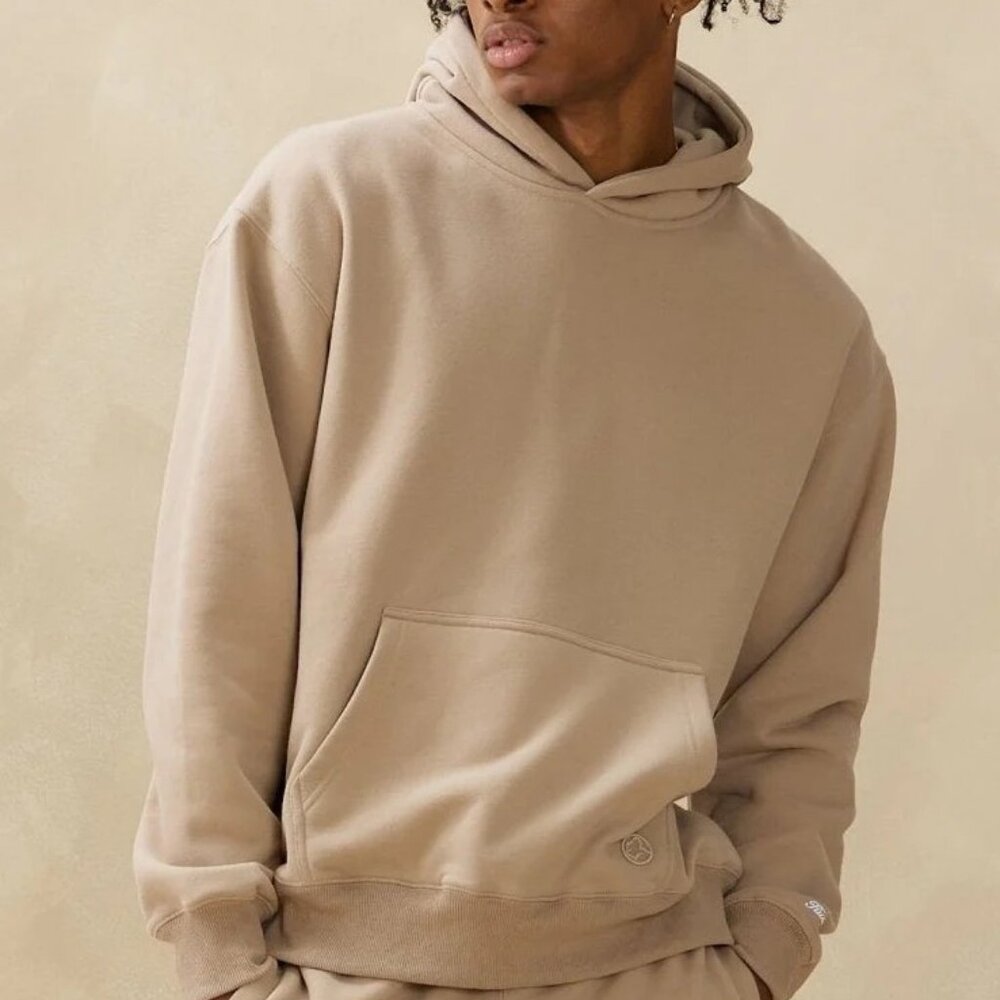 Kuwalla Taupe Brushed Fleece Hoodie